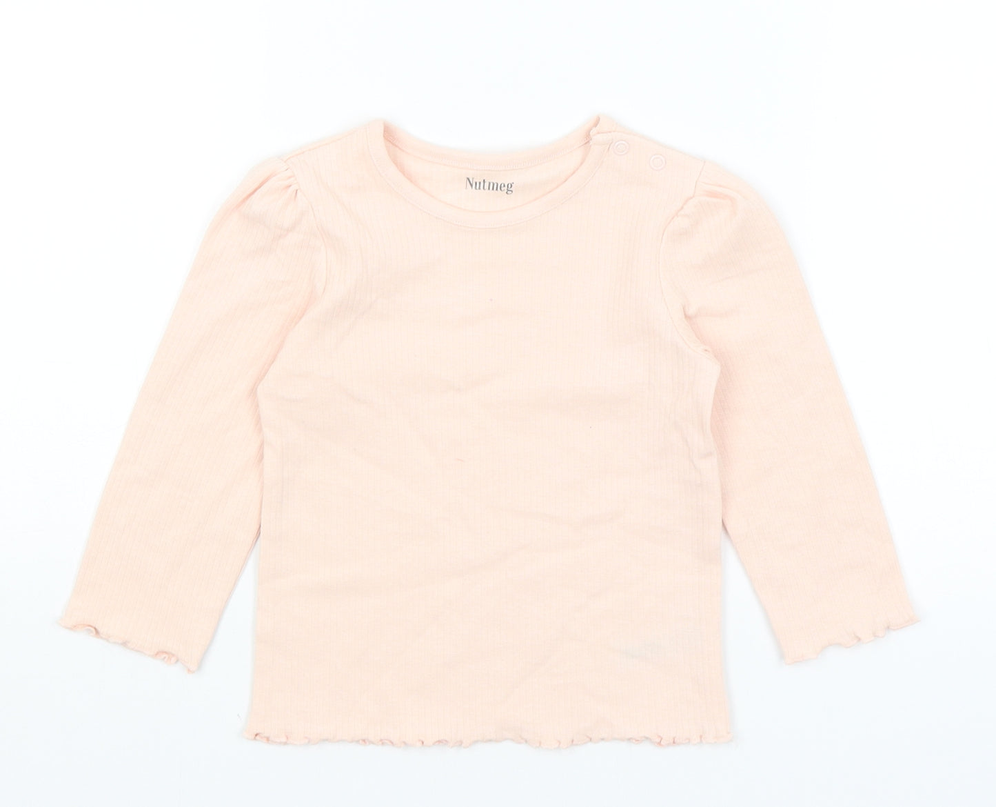 Nutmeg Baby Pink   Basic T-Shirt Size 12-18 Months
