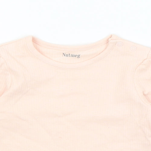 Nutmeg Baby Pink   Basic T-Shirt Size 12-18 Months
