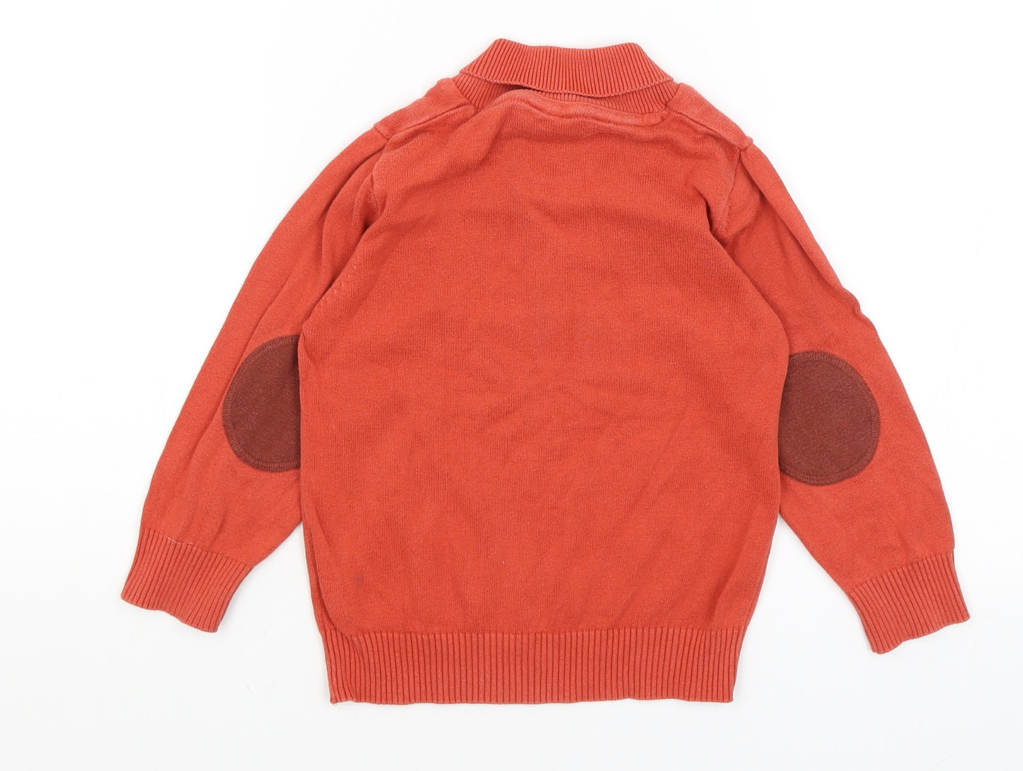 George Boys Orange   Pullover Jumper Size 2-3 Years