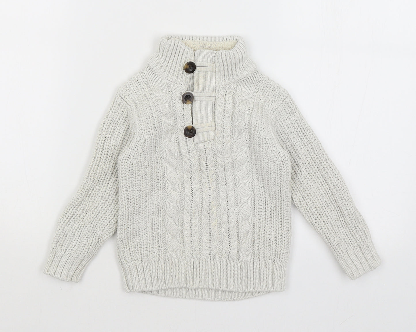 Baby Gap Boys Ivory   Pullover Jumper Size 2 Years