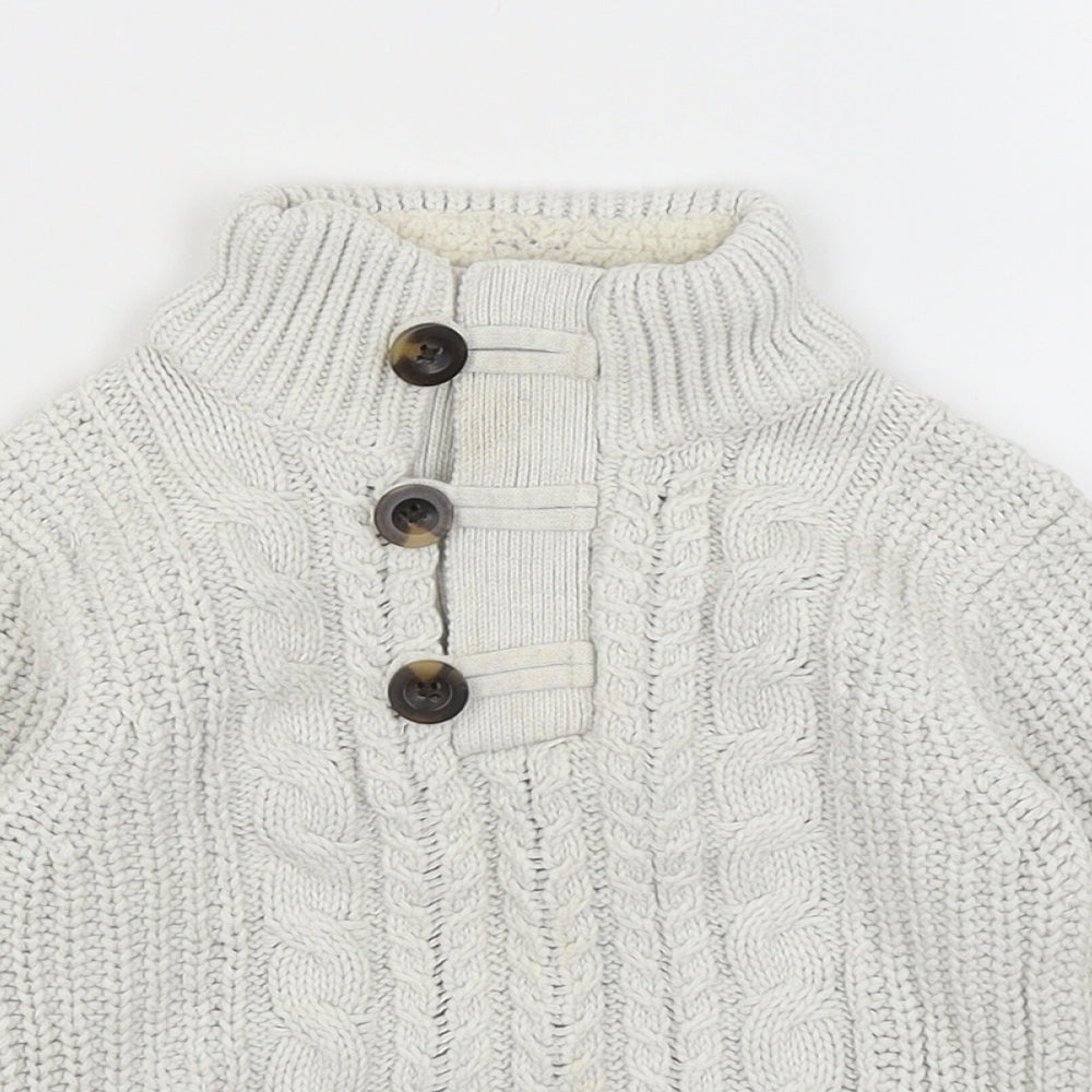Baby Gap Boys Ivory   Pullover Jumper Size 2 Years