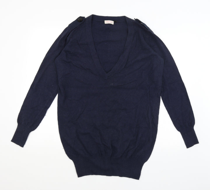 Gharani Strok Womens Blue Pullover Jumper Size 12