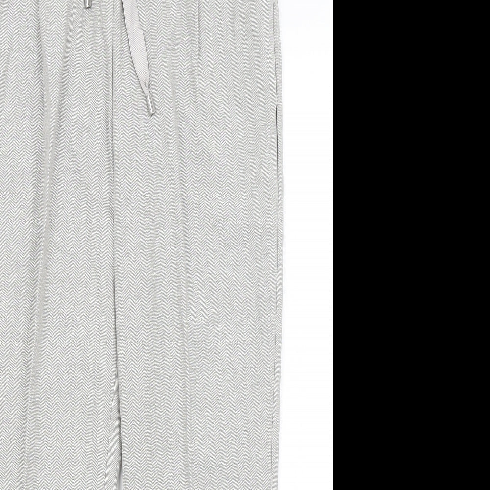 F&F Womens Grey   Trousers  Size 12 L26.5 in