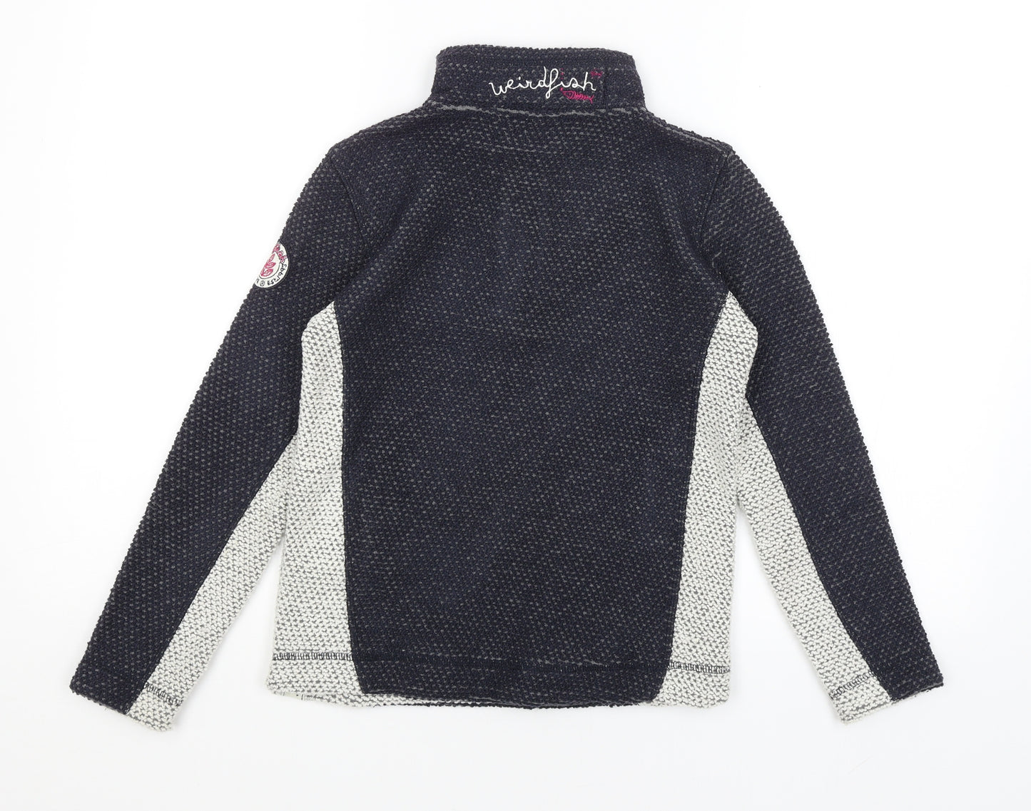 Weird Fish Boys Blue   Pullover Jumper Size 9-10 Years
