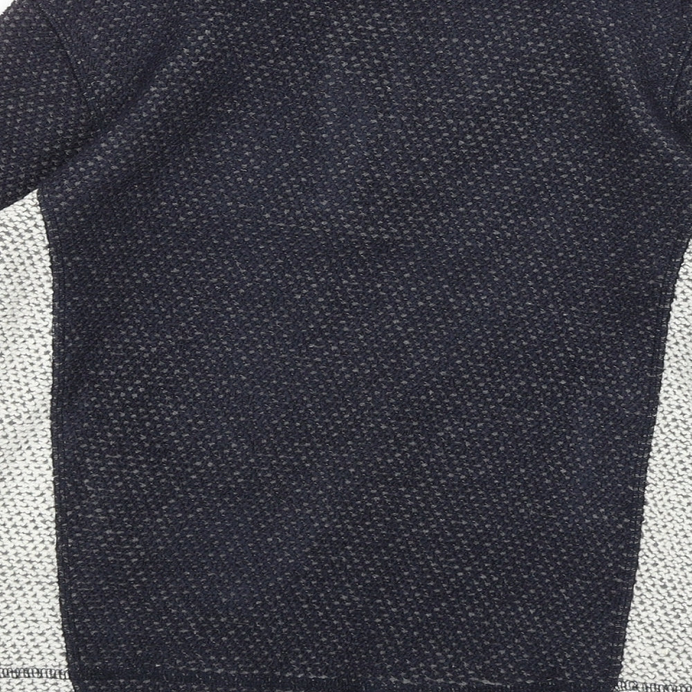 Weird Fish Boys Blue   Pullover Jumper Size 9-10 Years