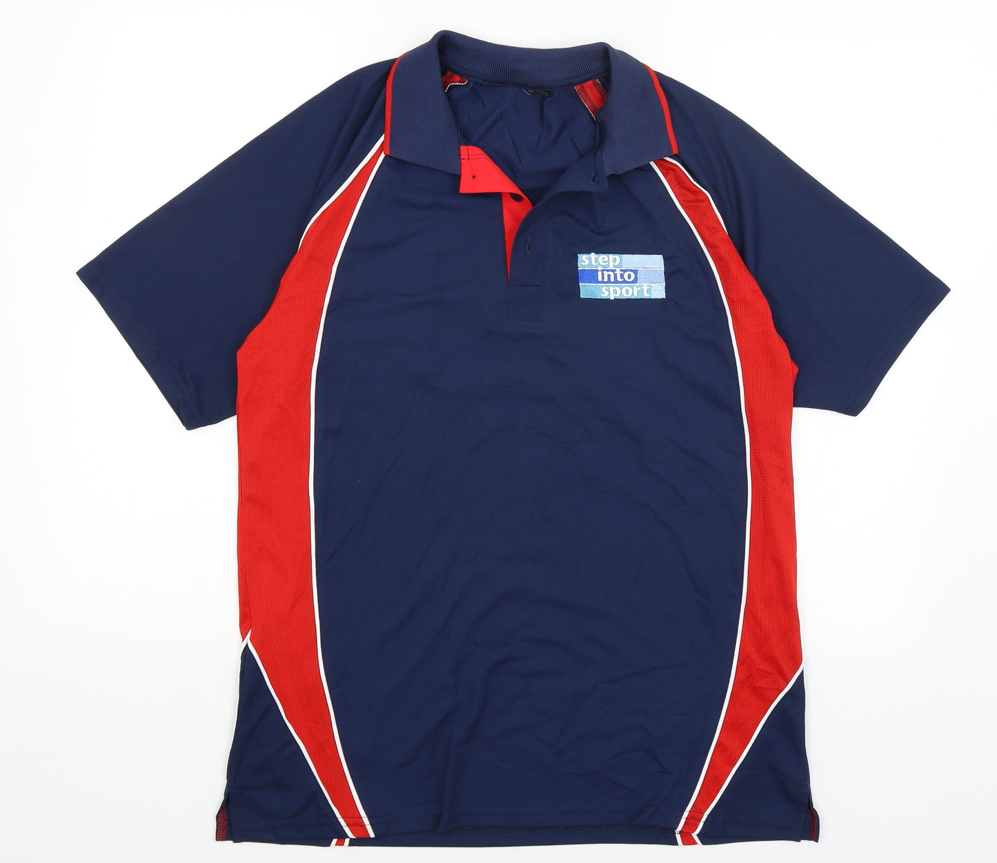 Munshini Mens Blue   Basic T-Shirt Size S  - Sports Leader