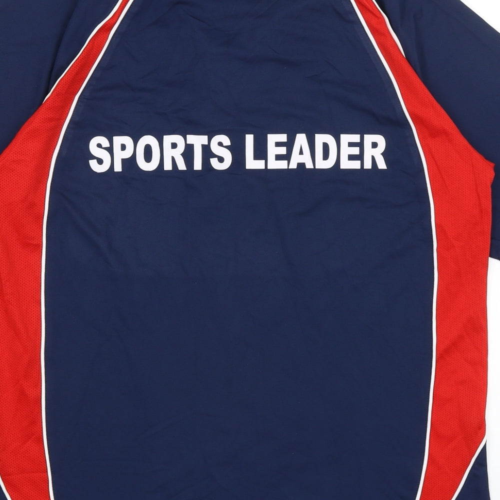 Munshini Mens Blue   Basic T-Shirt Size S  - Sports Leader