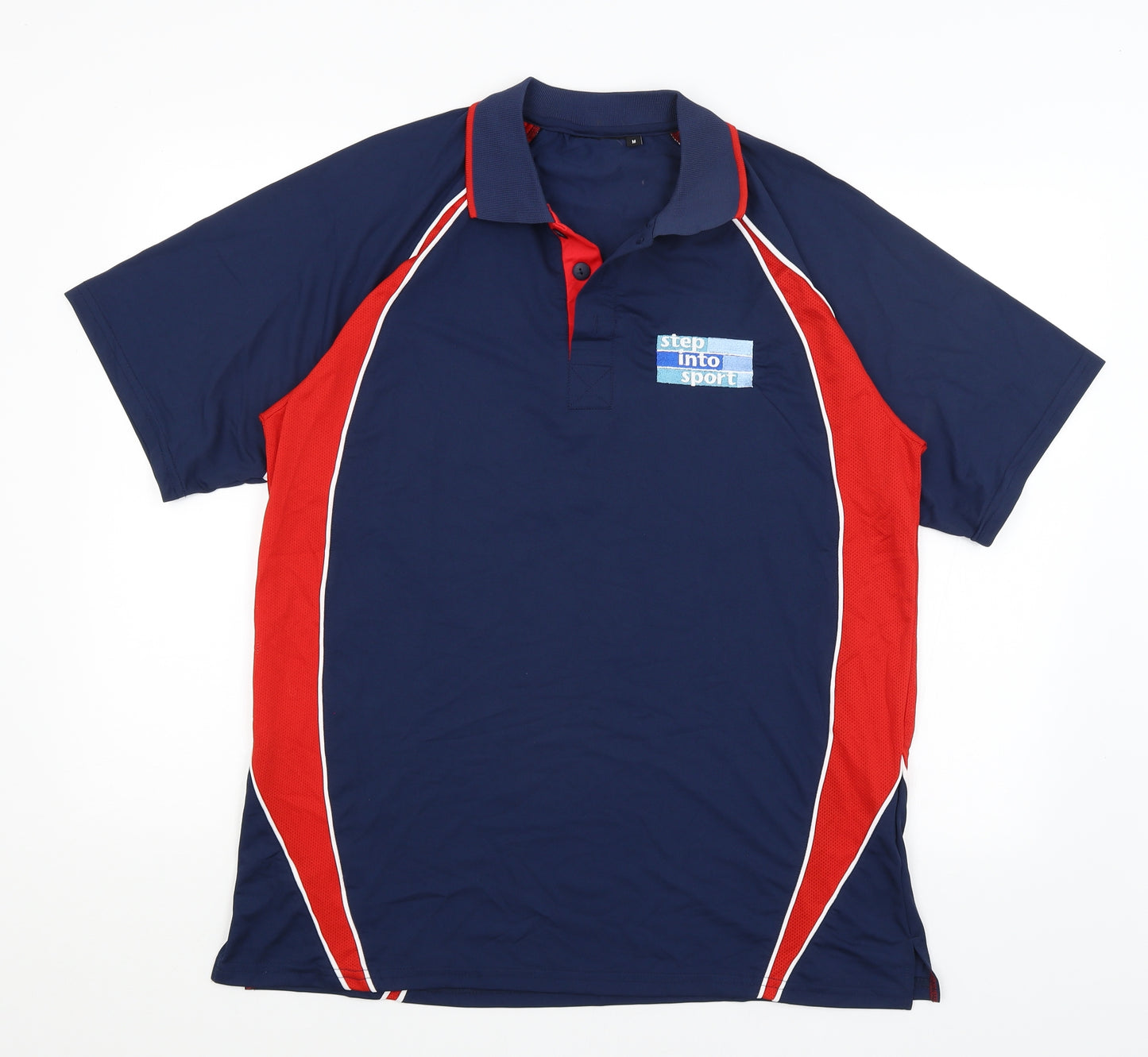 Munshini Mens Blue   Basic T-Shirt Size M  - Sports Leader