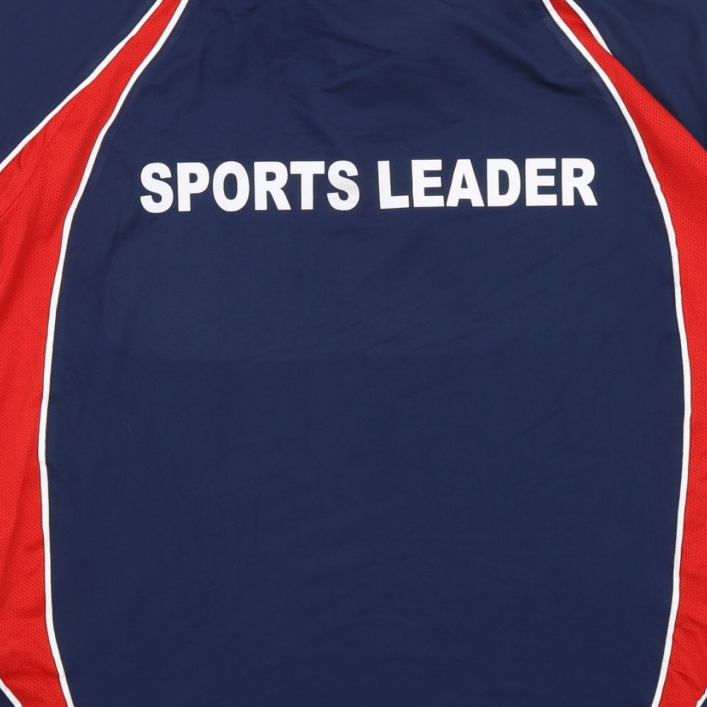 Munshini Mens Blue   Basic T-Shirt Size M  - Sports Leader