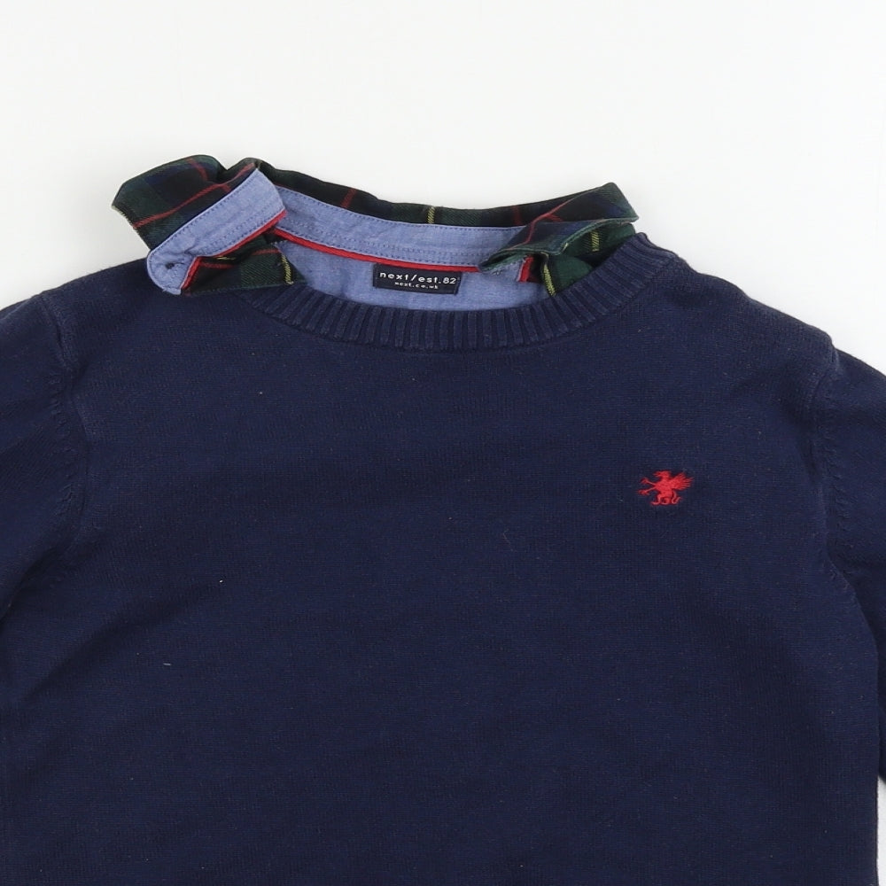 NEXT  Boys Blue   Pullover Jumper Size 9 Years