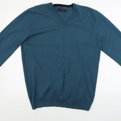 Aspen & Court  Mens Green   Pullover Jumper Size L