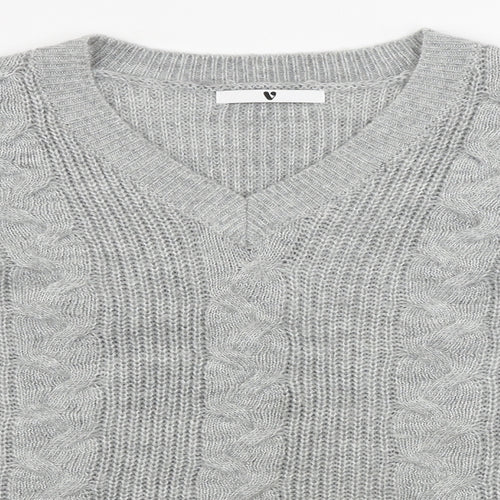 Very Womens Grey   Pullover Jumper Size 10