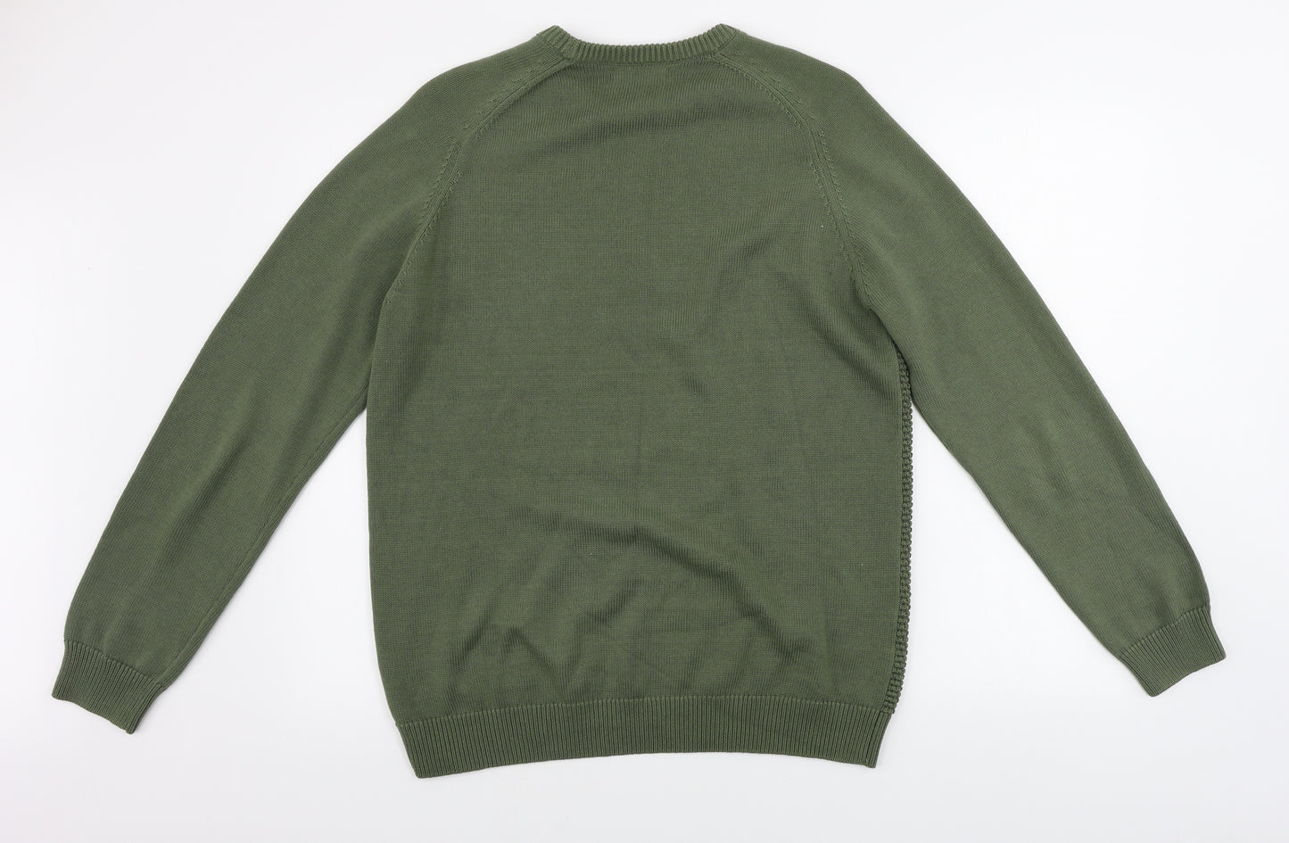TU Mens Green   Pullover Jumper Size L