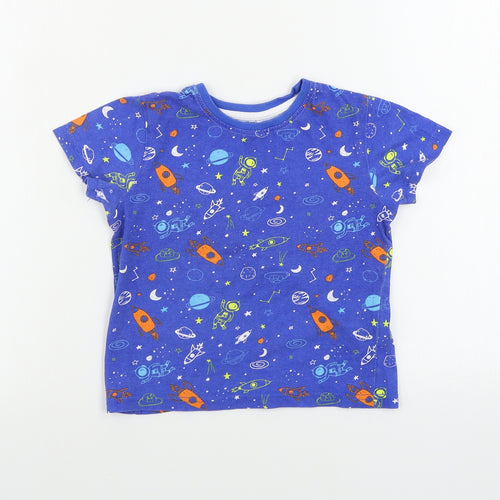 Pep&co      Girls Blue   Basic T-Shirt Size 4-5 Years