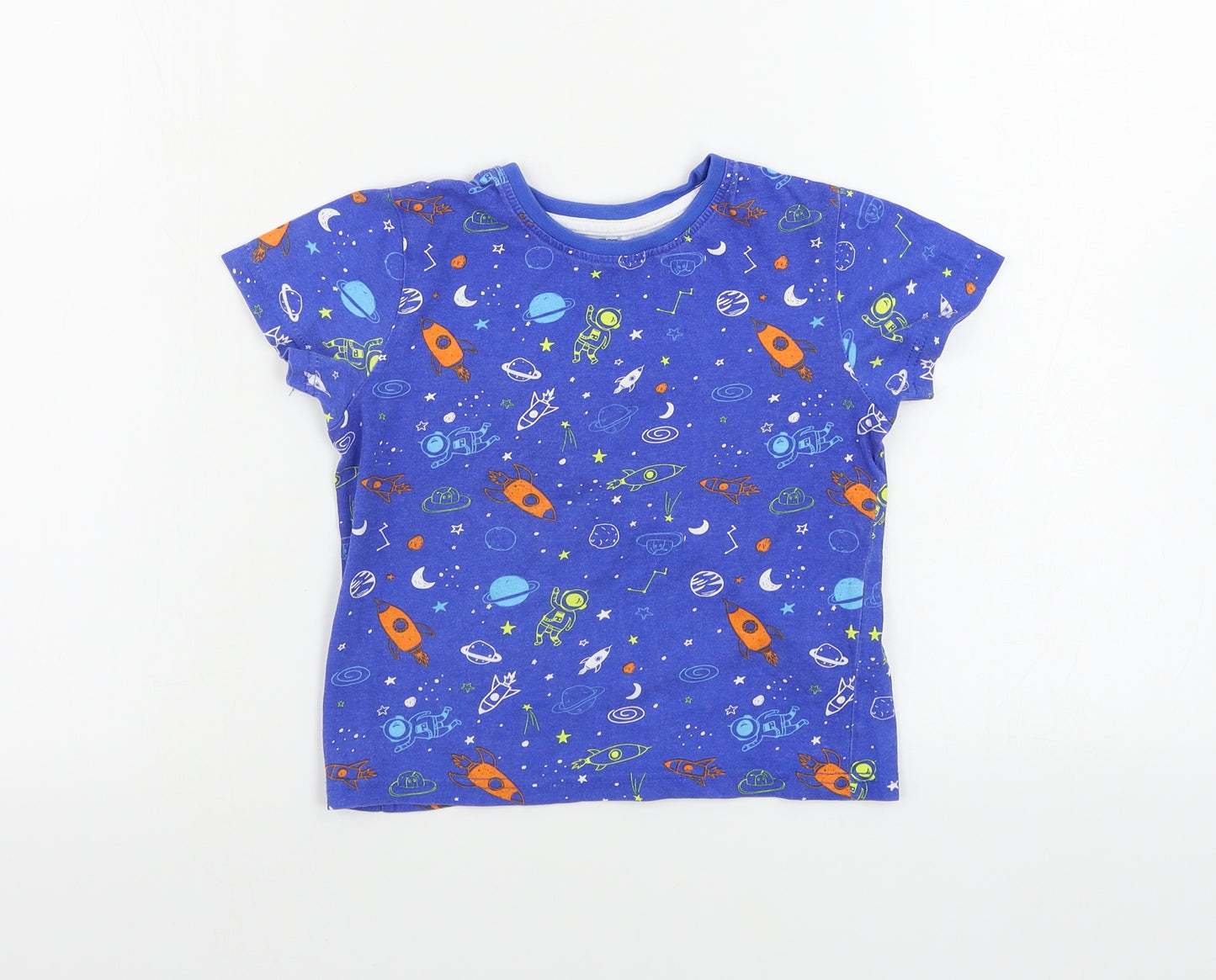 Pep&co      Girls Blue   Basic T-Shirt Size 4-5 Years