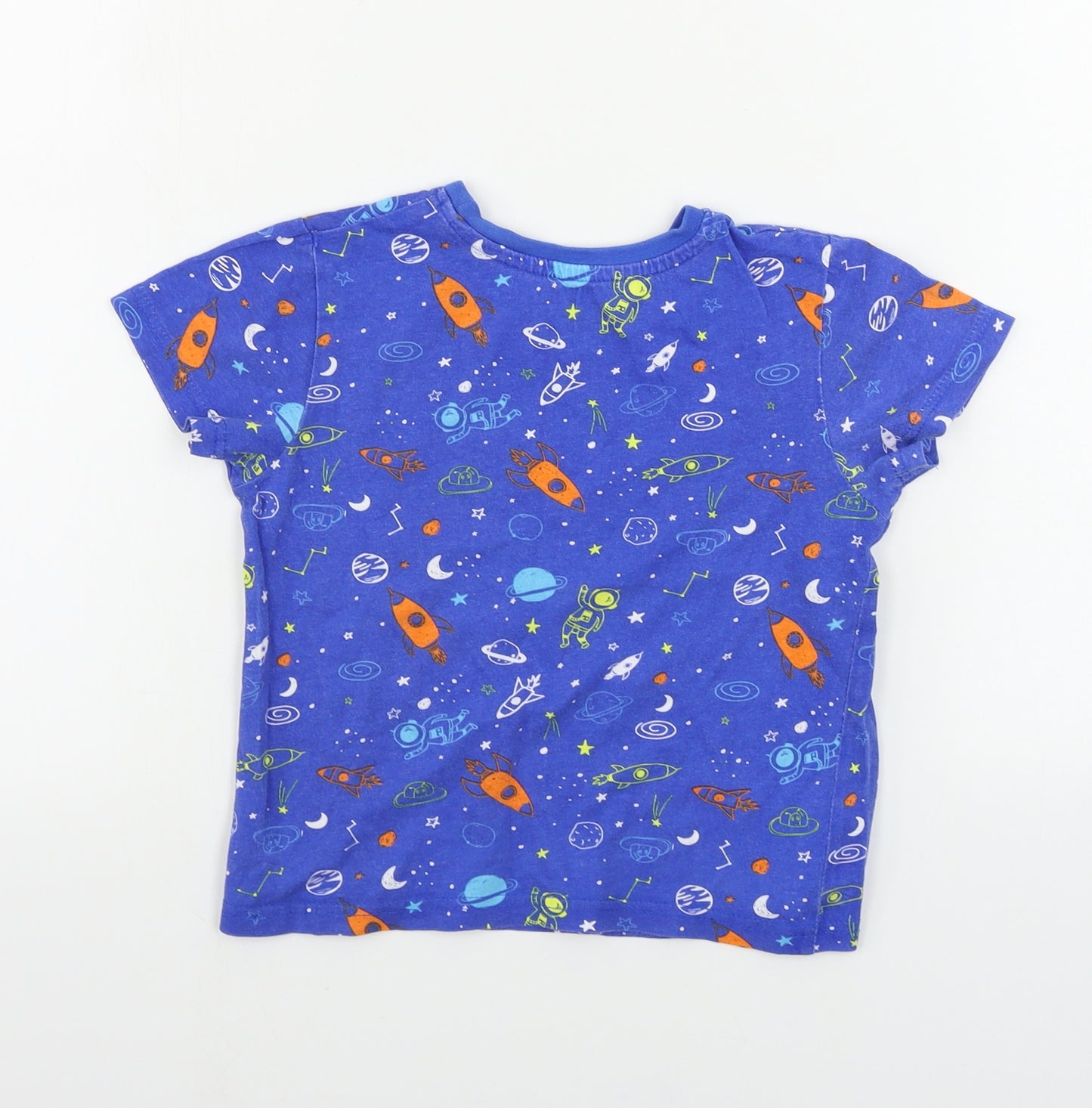 Pep&co      Girls Blue   Basic T-Shirt Size 4-5 Years