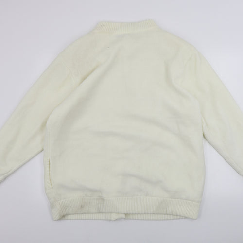 Reflect  Womens Ivory   Cardigan Jumper Size XL