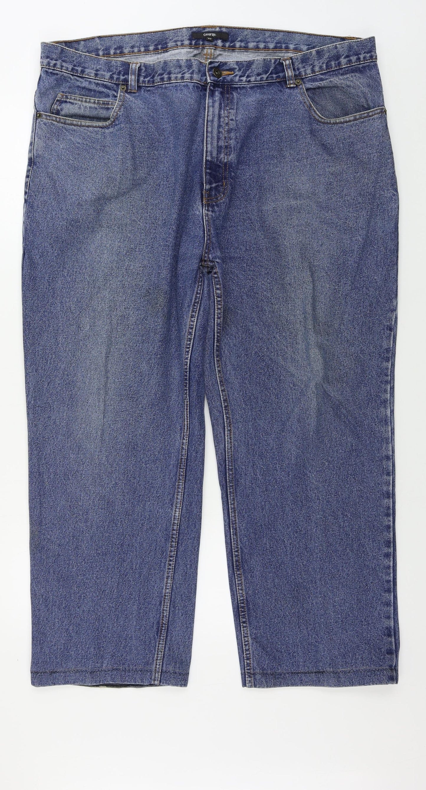 George  Mens Blue   Straight Jeans Size 43 in L31 in