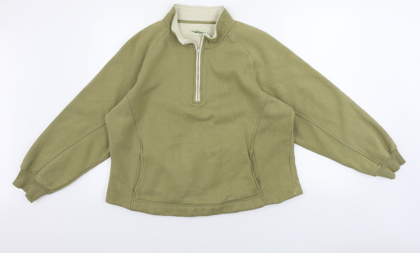 TayBerry  Womens Green   Henley Jumper Size L