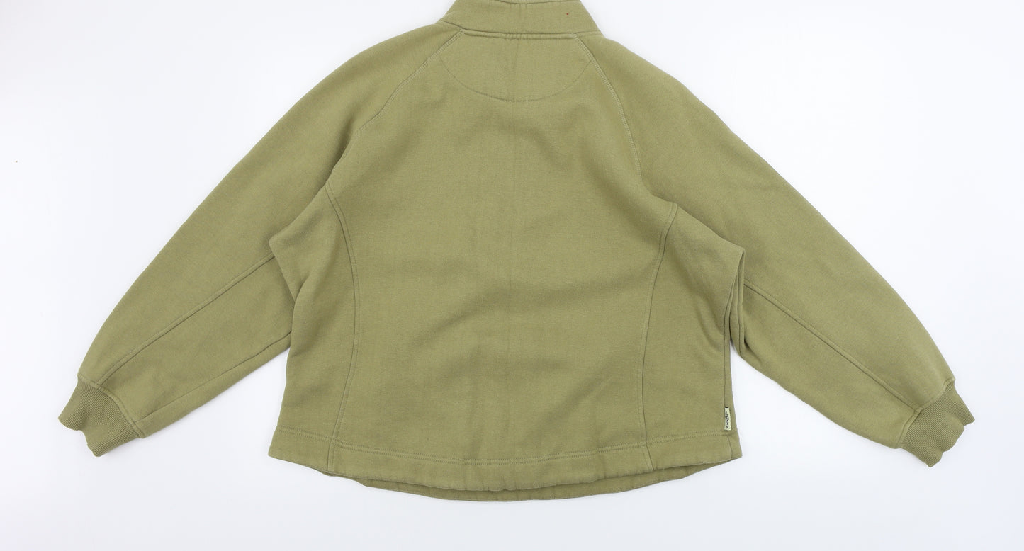 TayBerry  Womens Green   Henley Jumper Size L
