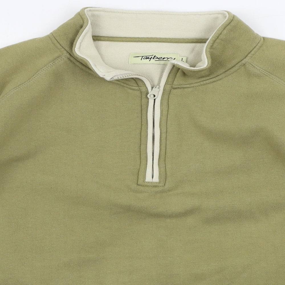 TayBerry  Womens Green   Henley Jumper Size L