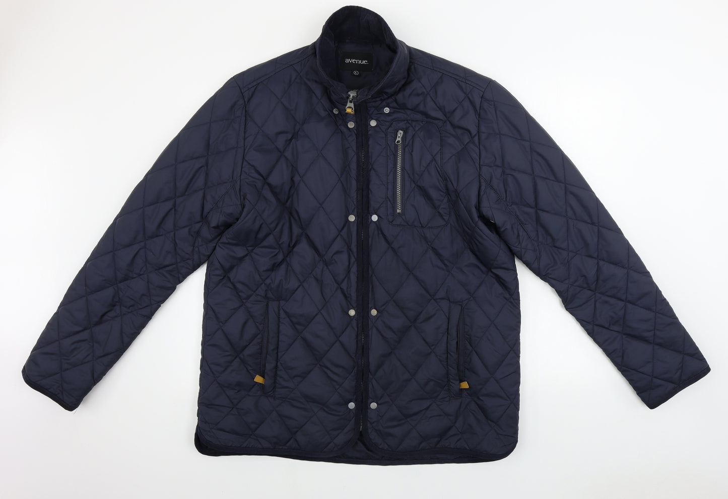 Avenue Mens Blue   Jacket Coat Size L
