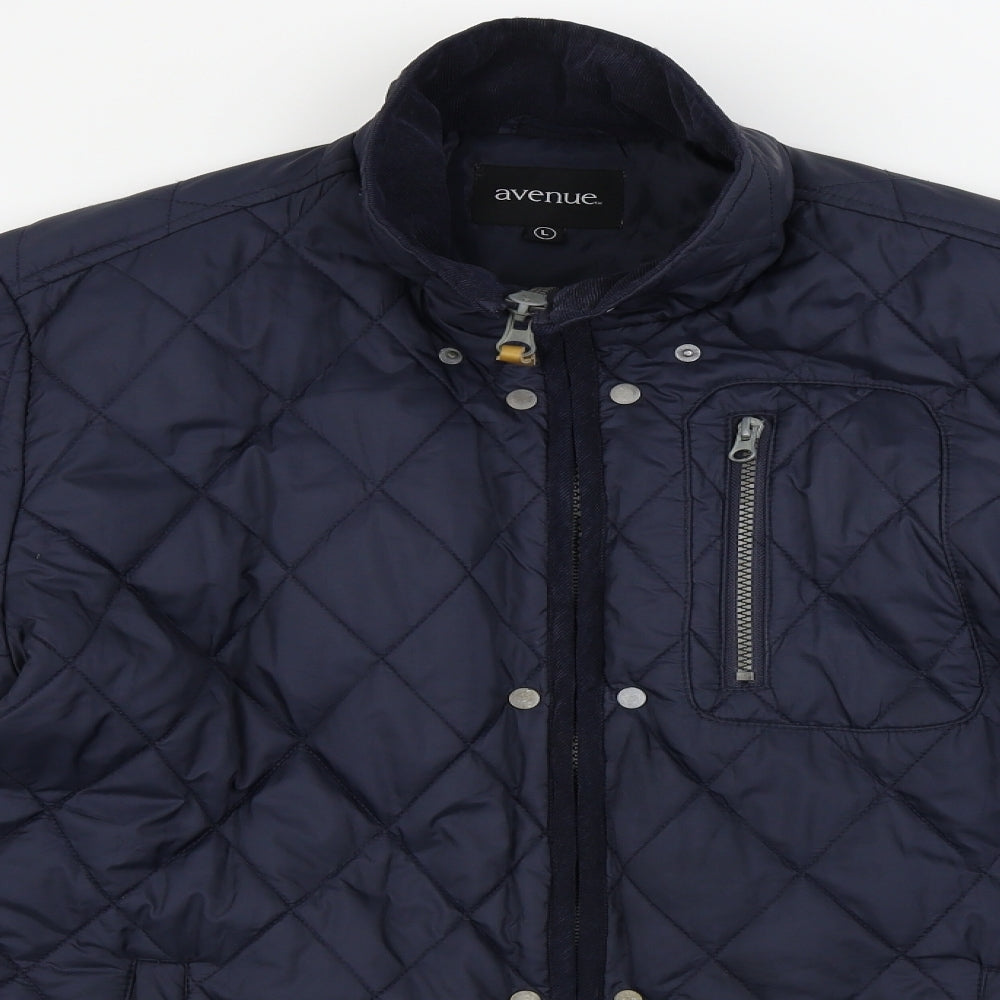 Avenue Mens Blue   Jacket Coat Size L