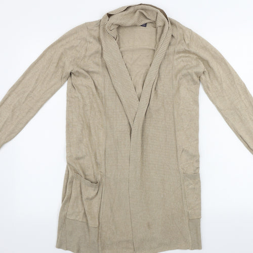 Marks and Spencer   Womens Beige   Cardigan Jumper Size XS