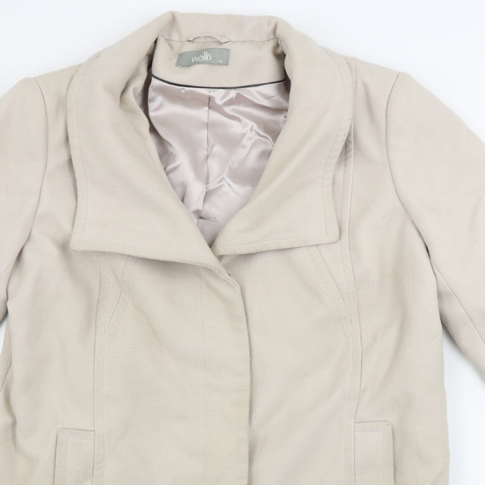 Wallis  Womens Pink   Jacket Coat Size 14