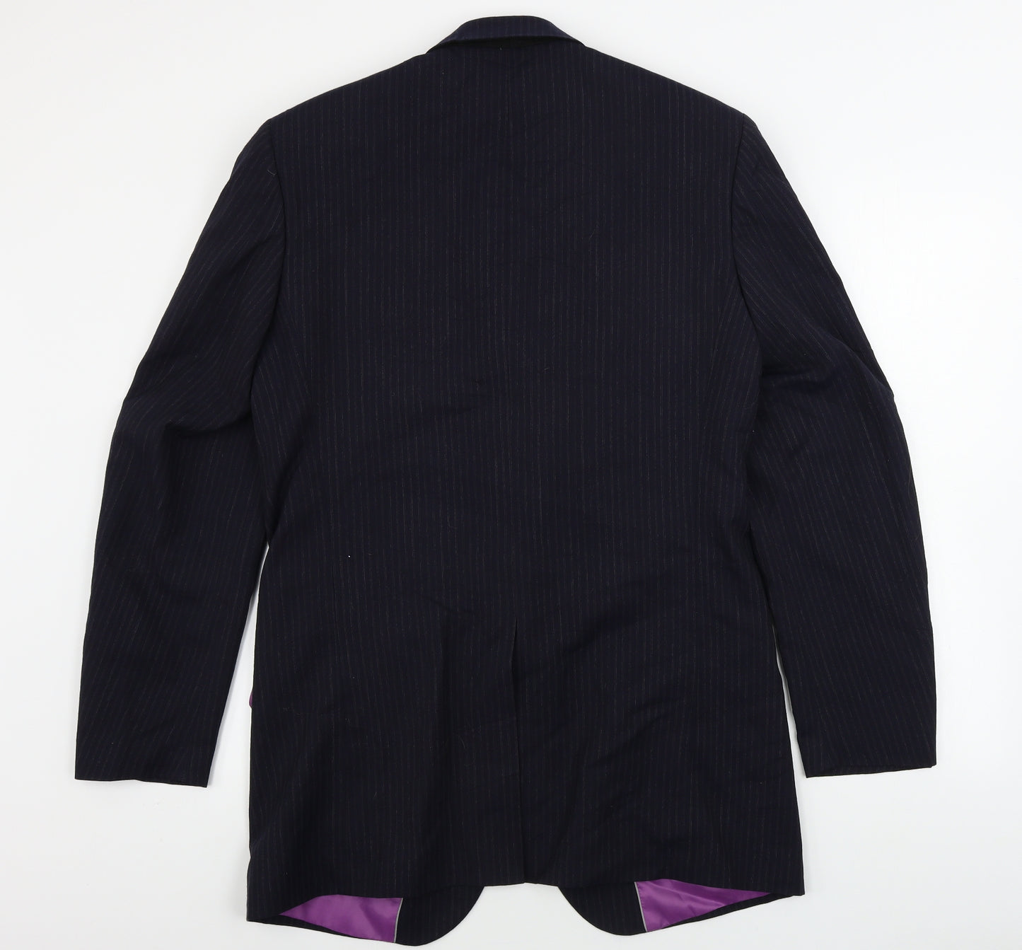 antich collection Mens Blue Striped  Jacket Blazer Size 38