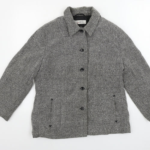 Gelco Womens Grey   Jacket Coat Size 14