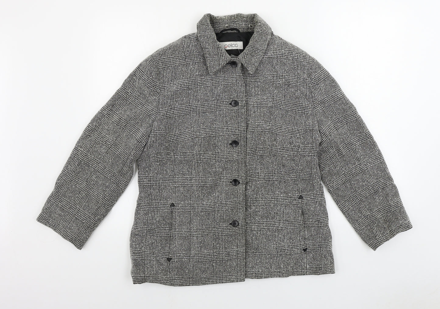 Gelco Womens Grey   Jacket Coat Size 14