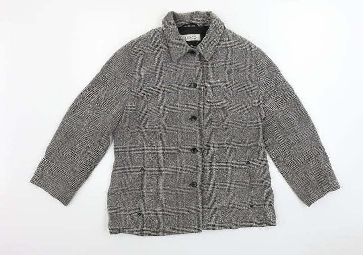 Gelco Womens Grey   Jacket Coat Size 14