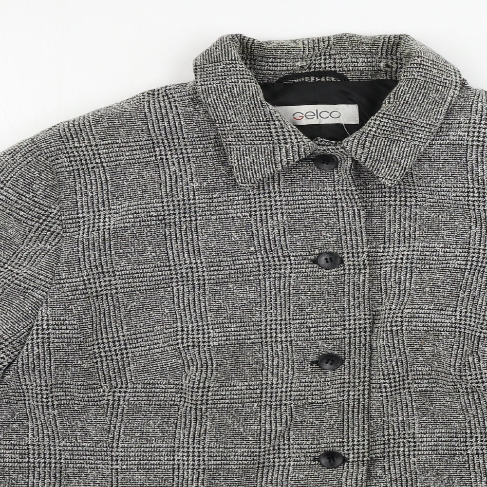 Gelco Womens Grey   Jacket Coat Size 14