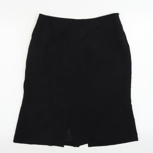 CARACTERE Womens Black   A-Line Skirt Size 14