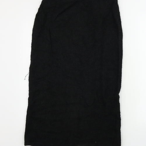 Preworn Womens Black   A-Line Skirt Size 16