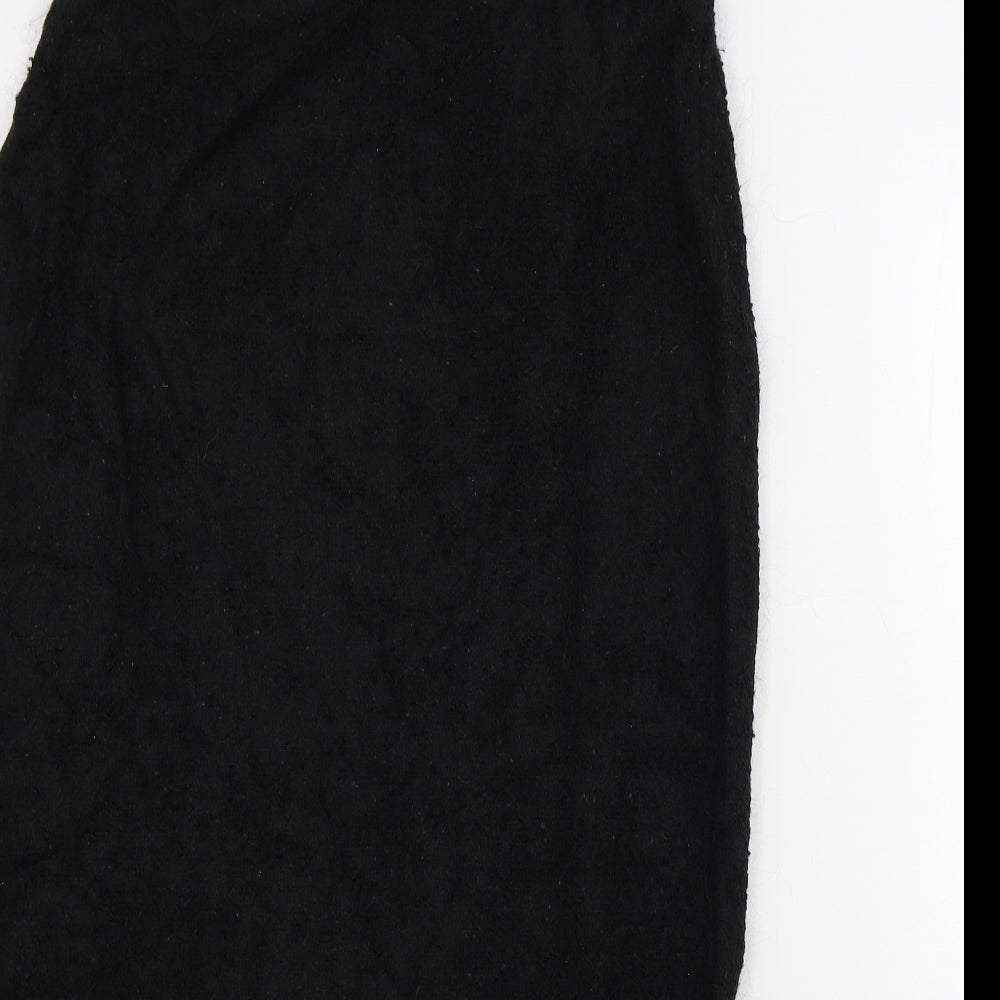 Preworn Womens Black   A-Line Skirt Size 16