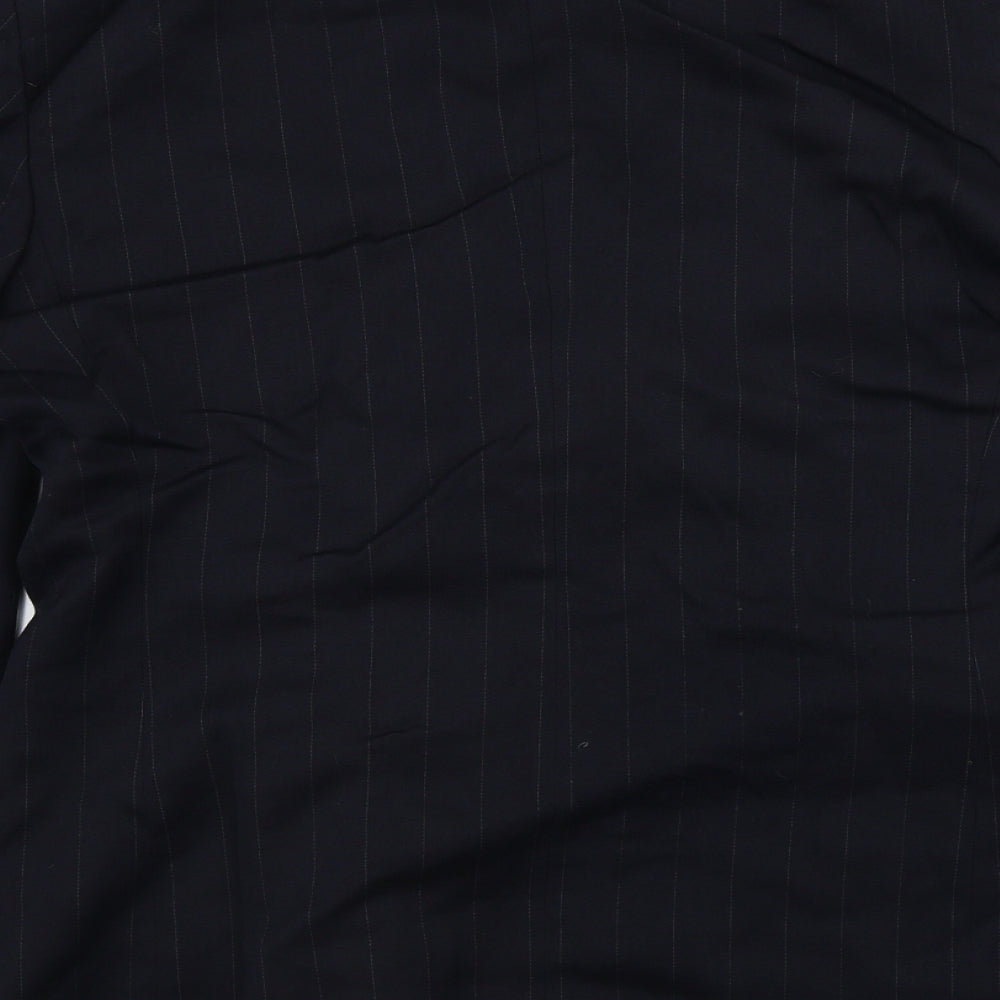 Yves Saint Laurent  Mens Blue Striped  Jacket Blazer Size 40