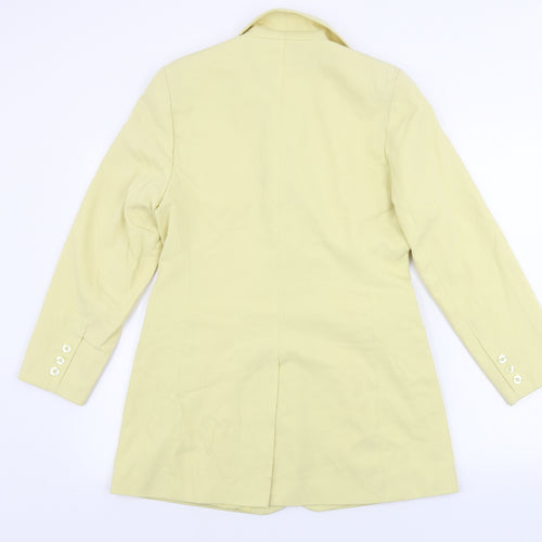 Classics Womens Yellow   Jacket Blazer Size 12