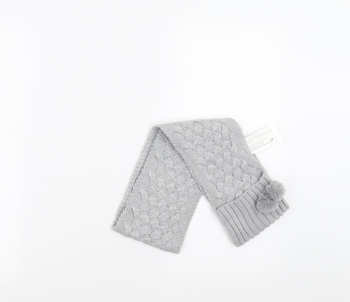 EAC Womens Grey  Knit  Scarf