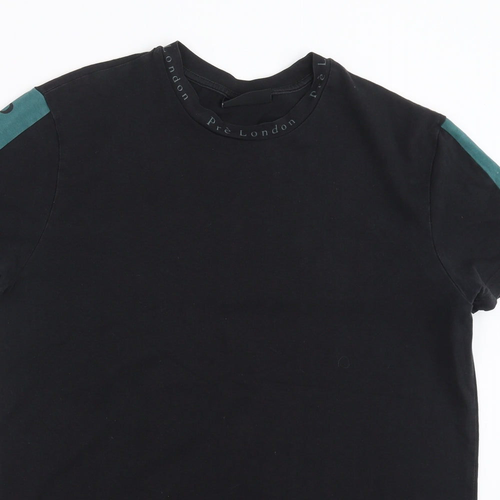 Pre London Mens Black    T-Shirt Size S