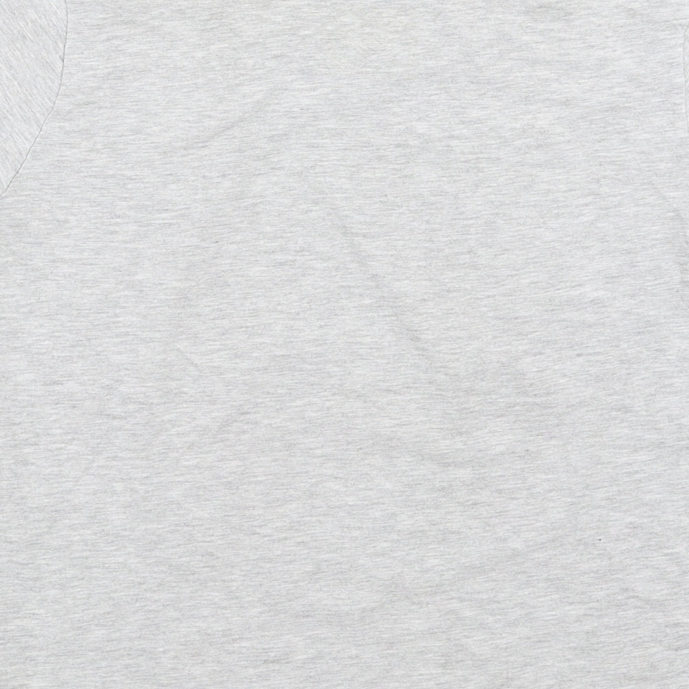 Matalan Boys Grey   Basic T-Shirt Size 10 Years  - Football