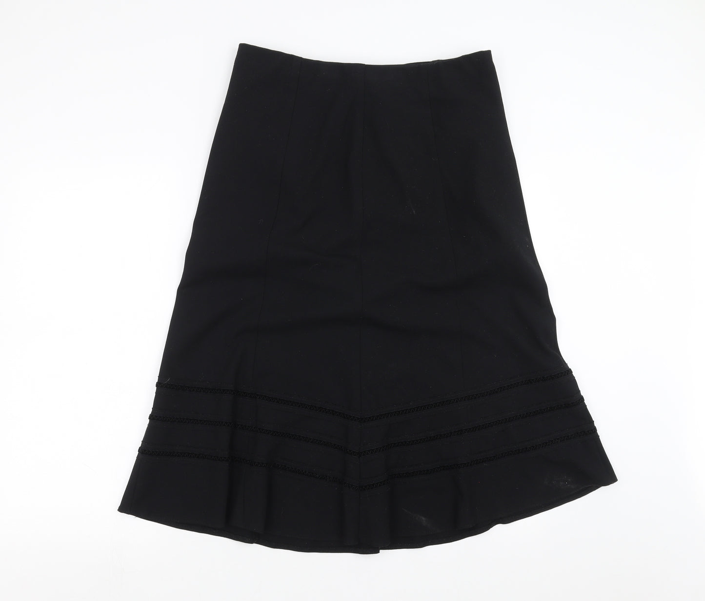 Marks and Spencer Womens Black   A-Line Skirt Size 12