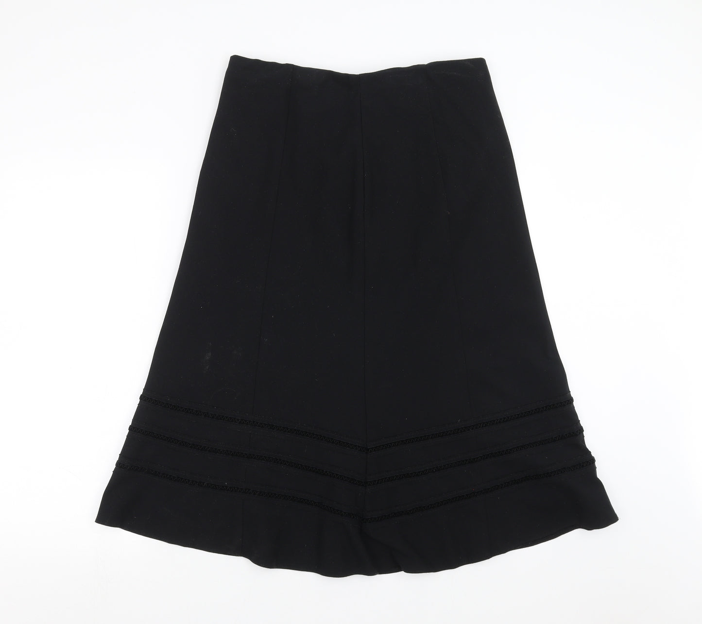 Marks and Spencer Womens Black   A-Line Skirt Size 12