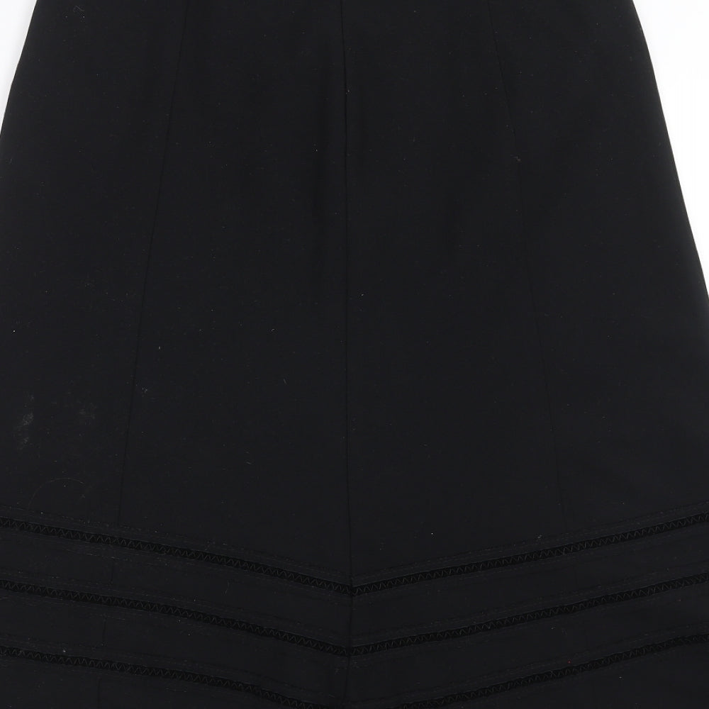 Marks and Spencer Womens Black   A-Line Skirt Size 12