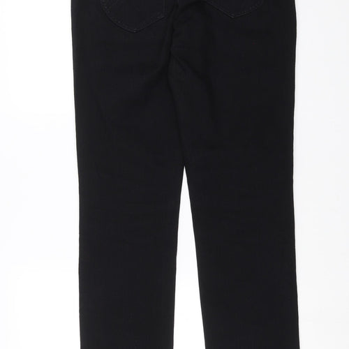 Disco Womens Black  Denim Skinny Jeans Size 14 L29 in