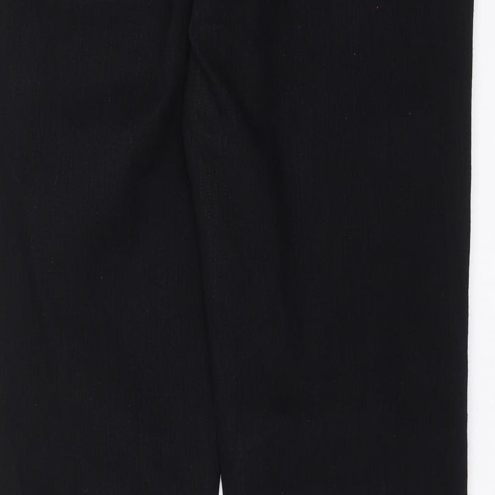 Disco Womens Black  Denim Skinny Jeans Size 14 L29 in