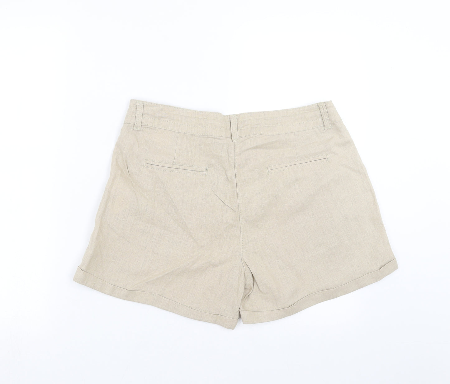Primark Womens Beige   Hot Pants Shorts Size 12