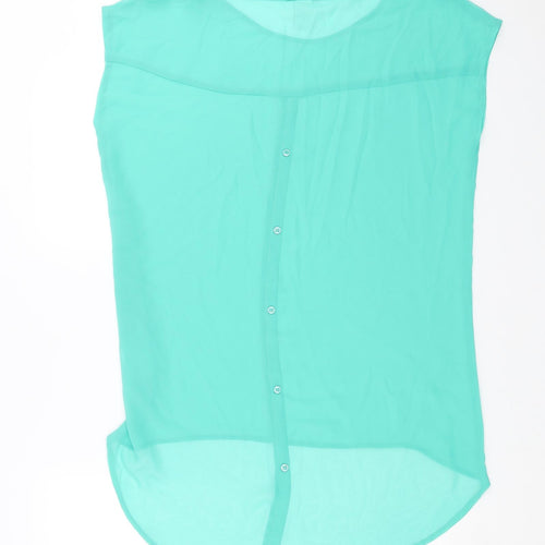 VILA Womens Green   Basic Blouse Size M