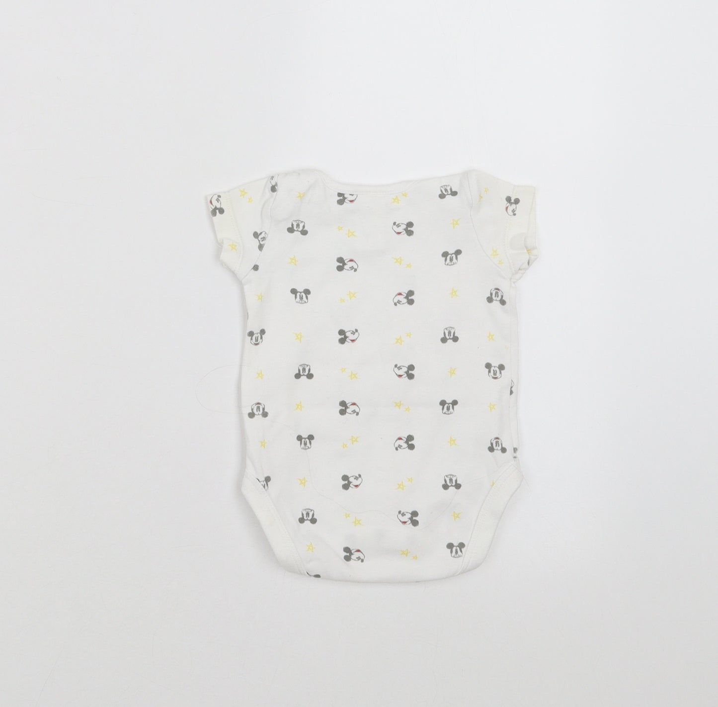 Zara Baby Baby White   Babygrow One-Piece Size 0-3 Months  - Mickey mouse